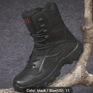 Size 11 Black Tactical Boots.